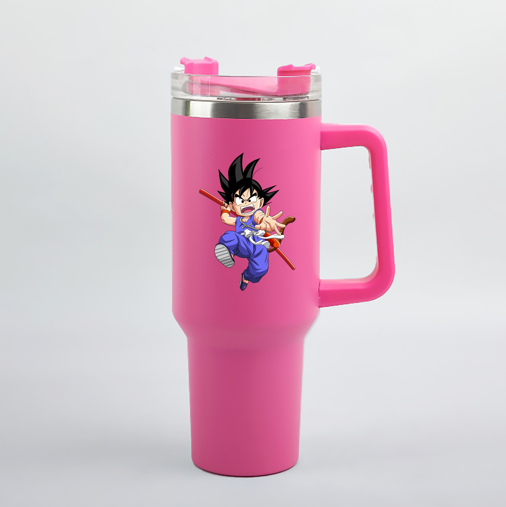 （画像用） ドラゴンボール 孫悟空（そん ごくう）Son Goku カカロット DRAGON BALL Kakarotto 1200mL車用タンブラー（カラープリント）
